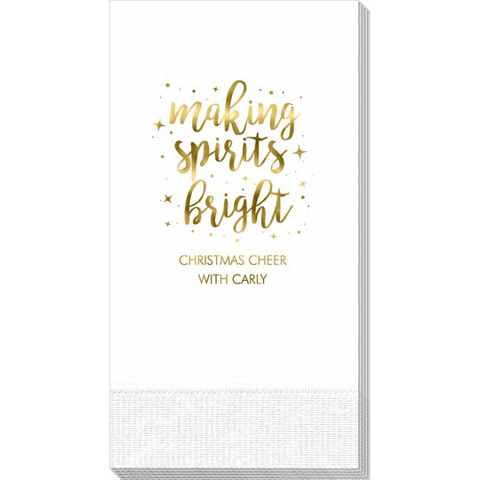 Making Spirits Bright Guest Towels